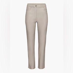 Aritzia Wilfred Melina Pants Light Taupe
